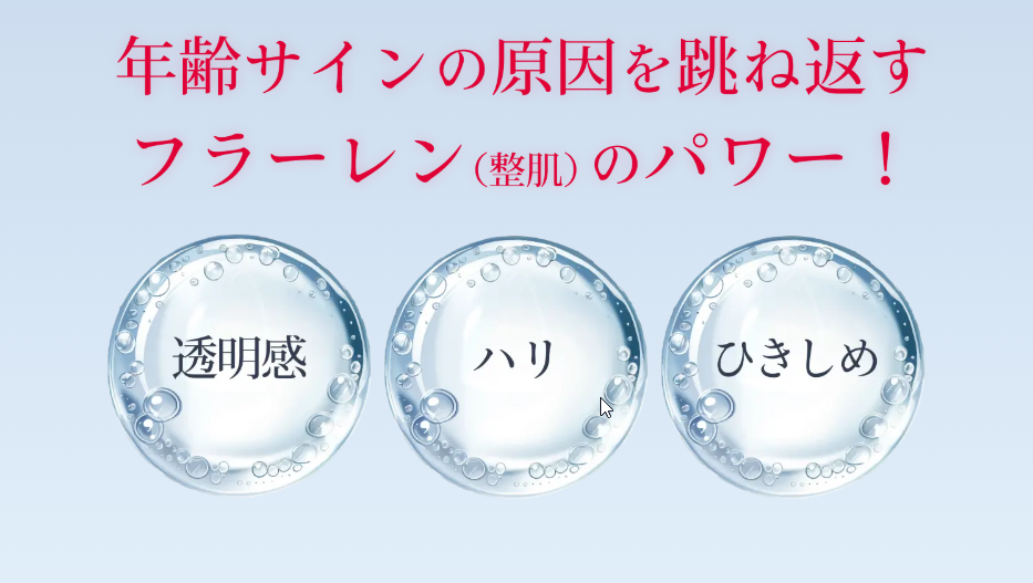 フラーレンの整肌パワー